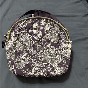 Vera Bradley Convertible Small Backpack Mickey & Minnie’s Flirty Floral Tonal